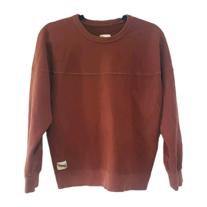 Tracksmith Crew Neck Sweatshirt Long Sleeve Womens Large New England Jack Rabbit