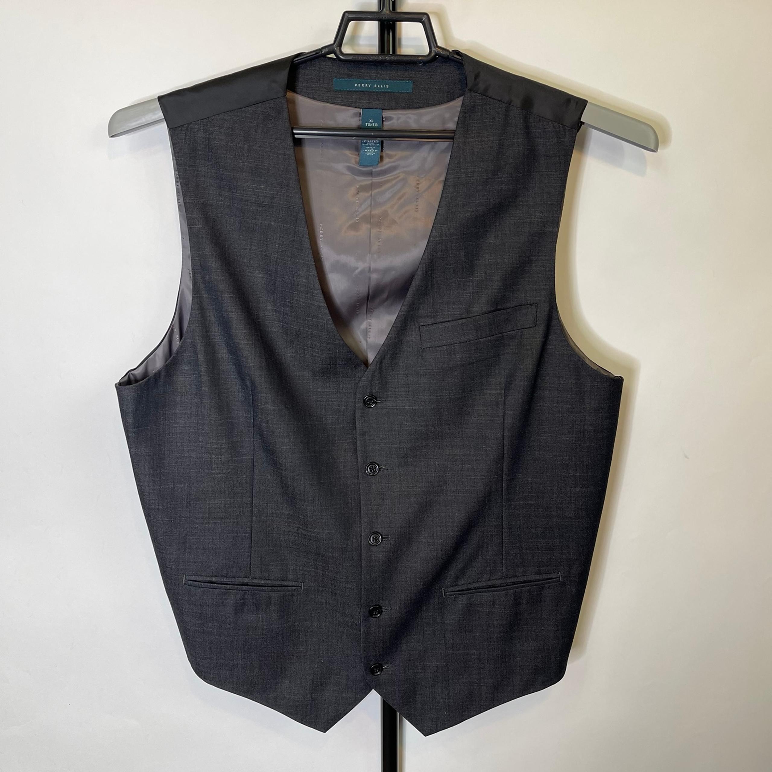 Perry Ellis Dress Shirt Vest Size XL Men’s