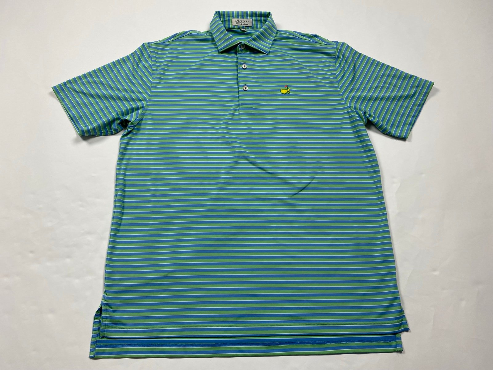 Peter Millar Masters Augusta Golf Tournament Men Short Sleeve Polo Shirt Size M
