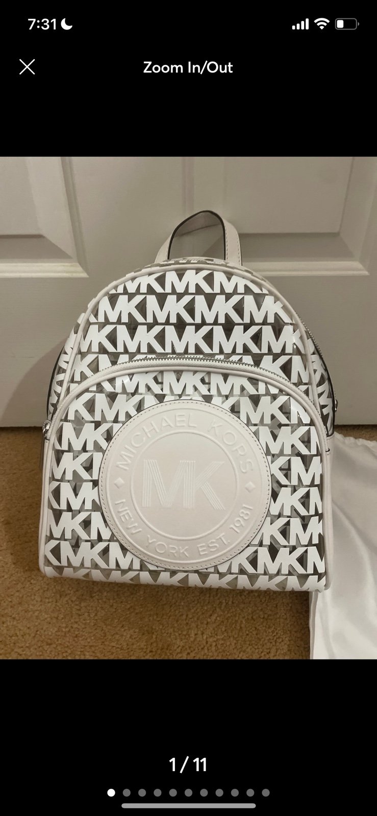 michael kors transparent bag