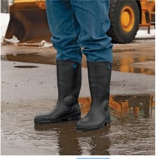 Dunlop Rubber Chesapeake Safety Steel Toe Waterproof Work Boot Women's11Men's 9