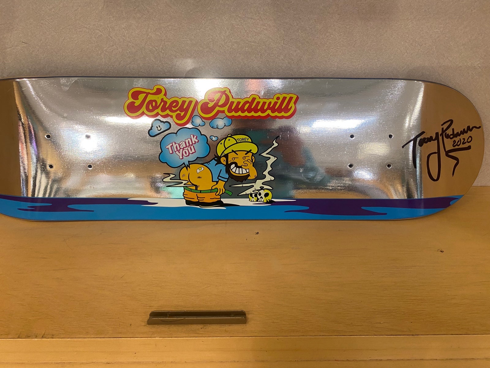 Torey Pudwell signed Thank you deck