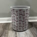 pink bow bathroom trash can