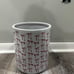 pink bow bathroom trash can