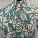 PreOwned Reyn Spooner Hawaiian Print Green/Cream 3/4 Button Men's Small