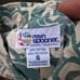 PreOwned Reyn Spooner Hawaiian Print Green/Cream 3/4 Button Men's Small