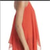 Alice + Olivia Tish Tie-Neck Handkerchief Red Top Color Poppy Women’s Size ~ XS