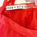 Alice + Olivia Tish Tie-Neck Handkerchief Red Top Color Poppy Women’s Size ~ XS