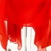 Alice + Olivia Tish Tie-Neck Handkerchief Red Top Color Poppy Women’s Size ~ XS
