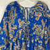 Free People Womens S Boho Blue Arzel Kimono A Line Babydoll Dress Maximalism