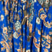 Free People Womens S Boho Blue Arzel Kimono A Line Babydoll Dress Maximalism