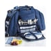 6 Person Tableware Camping Picnic Holdall Bag with Cooler Compartment