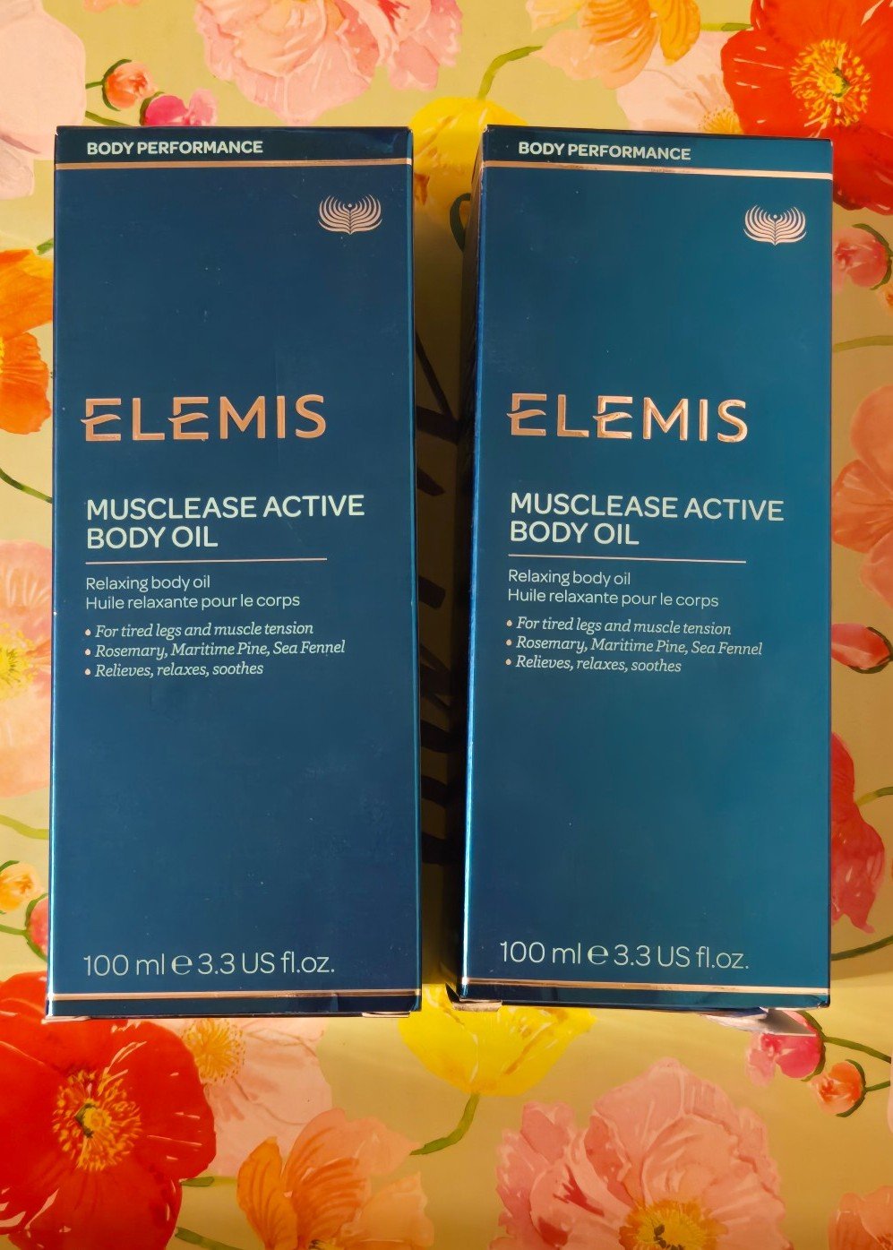 2 Elemis Musclease Active Body Oil - 3.3oz ea.