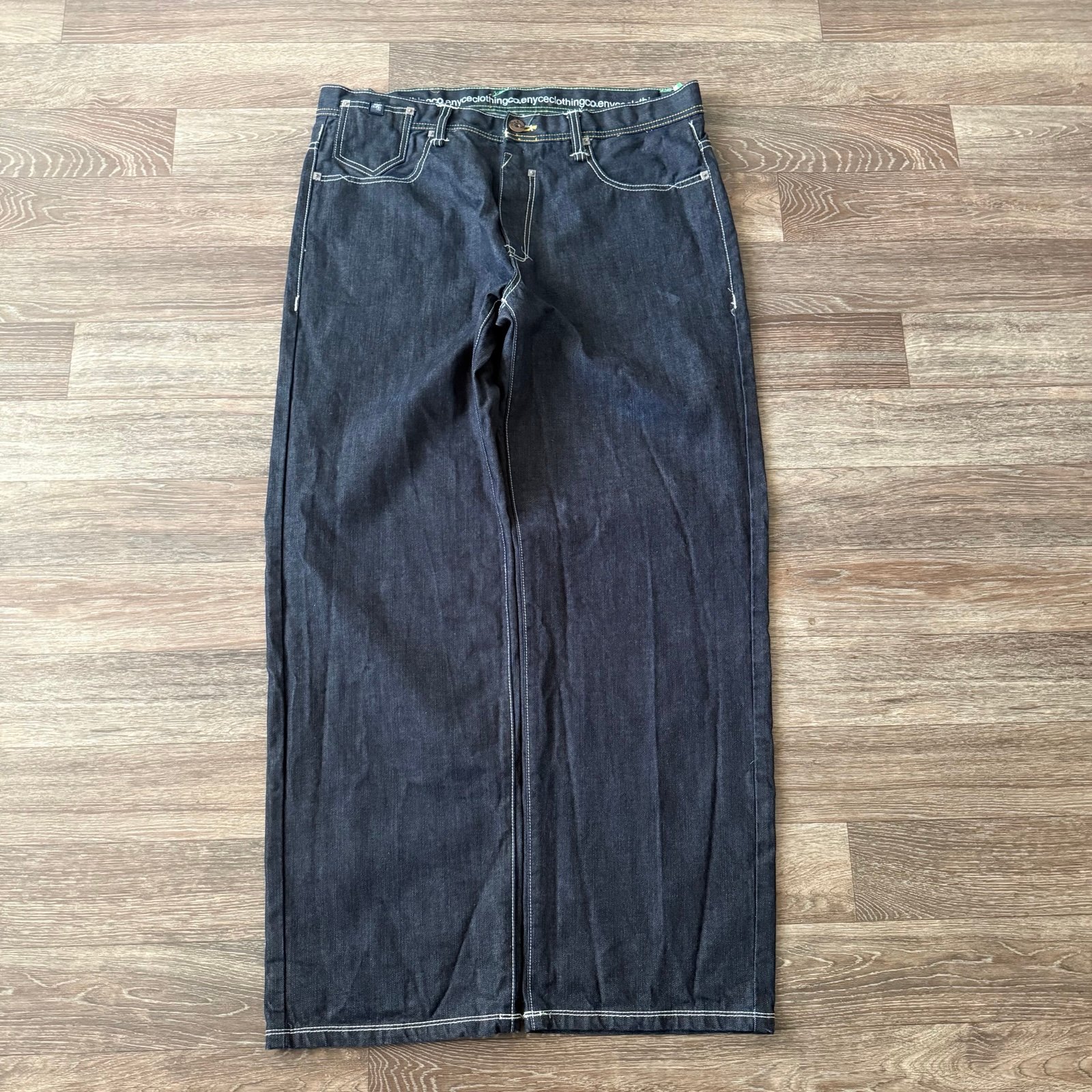 Baggy enyce raw denim jeans, comes with tag if wanted
