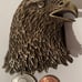 Vintage 1979 Metal Belt Buckle, American Bald Eagle, Leoma Lovegrove, Fun, Nice
