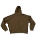 Girlfriend Collective Olive Green Fleece Pullover Hoodie size Large