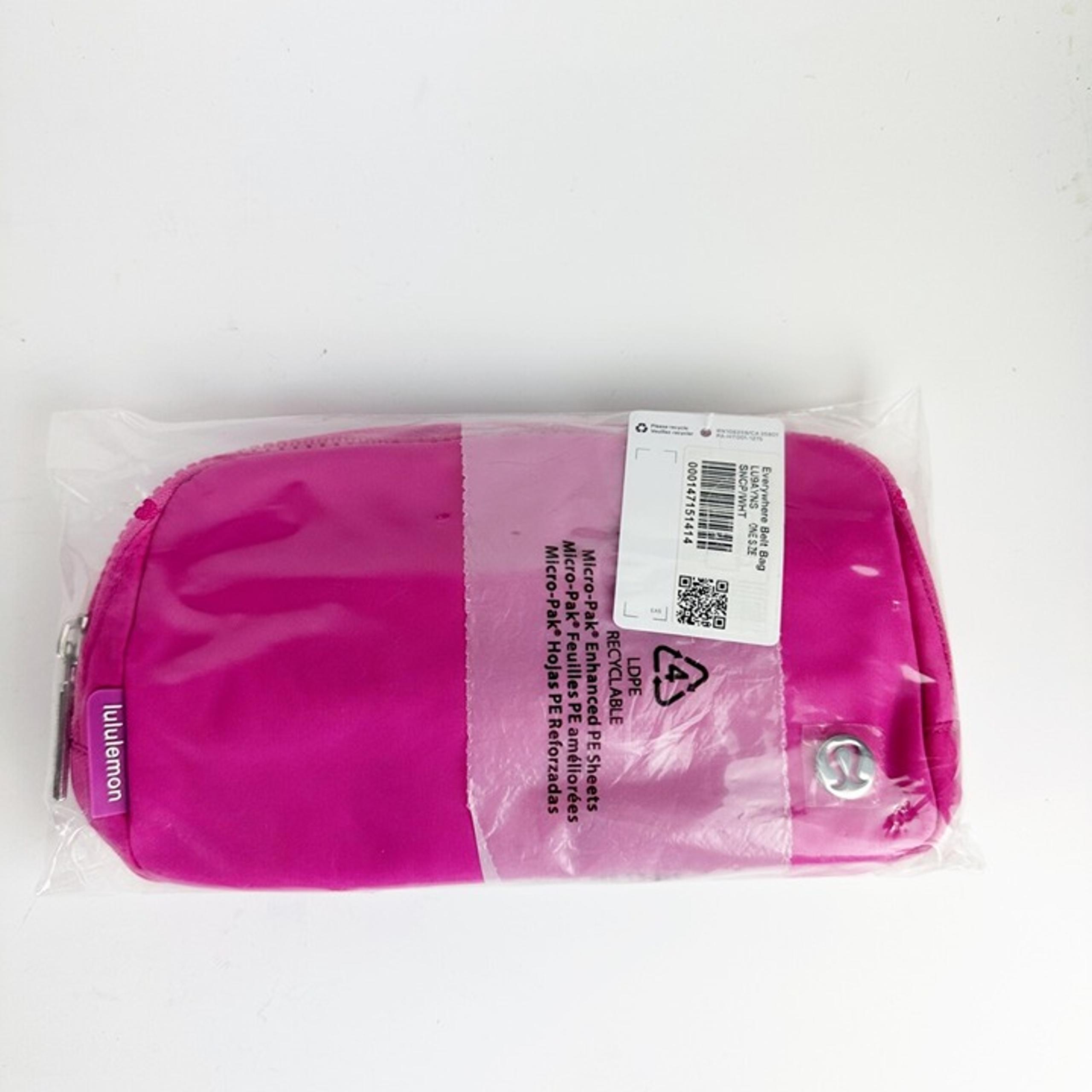 NWT Lululemon SONIC PINK Logo Everywhere 1L Belt Bag Fanny Pack Crossbody