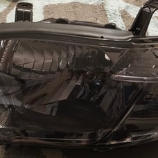 08-10 Toyota Highlander driver side Smoke Headlights Assembly Clear Corner Lamps