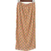 VELVET Alisha Printed Wrap Skirt in Orange/Pink Size M