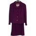 Vintage 50s Dereta Purple Blazer Pencil Skirt Set Large