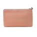 Coach Double Zip Wallet in Light Pink Leather C5610