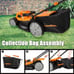Electric Lawn Mower 16-Inch 12AMP