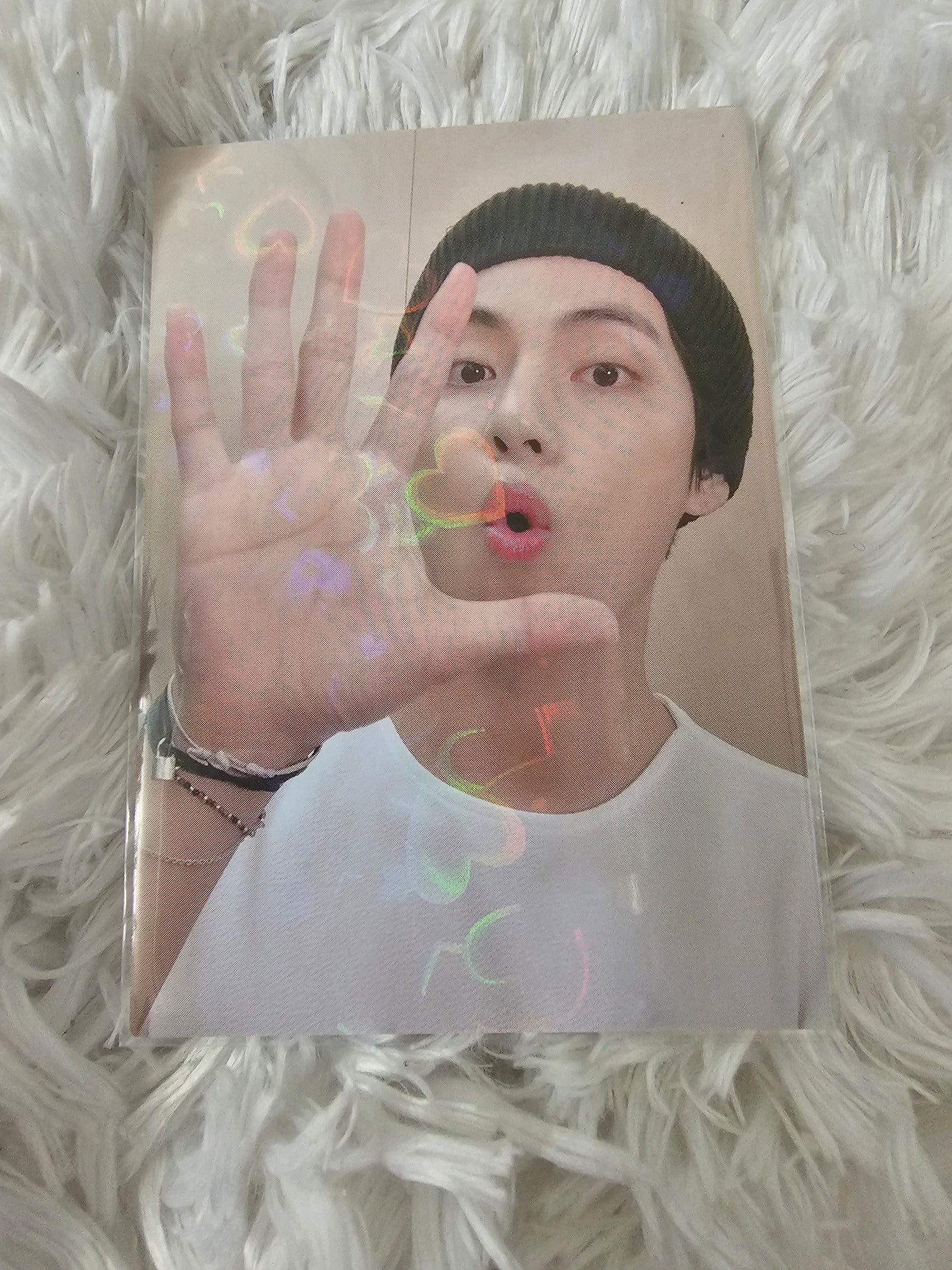 Taehyung/V Japan FC Renewal Heart Holo PC BTS