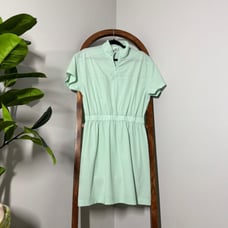 Zyia Active MEDIUM Celadon Aviatrix Preppy Athletic Sporty Athleisure Mini Dress