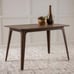 Solid Wood Dining Table with Walnut Legs