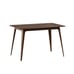 Solid Wood Dining Table with Walnut Legs