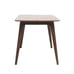 Solid Wood Dining Table with Walnut Legs