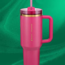 starbucksxstanley Berry Glitter Pink 40oz