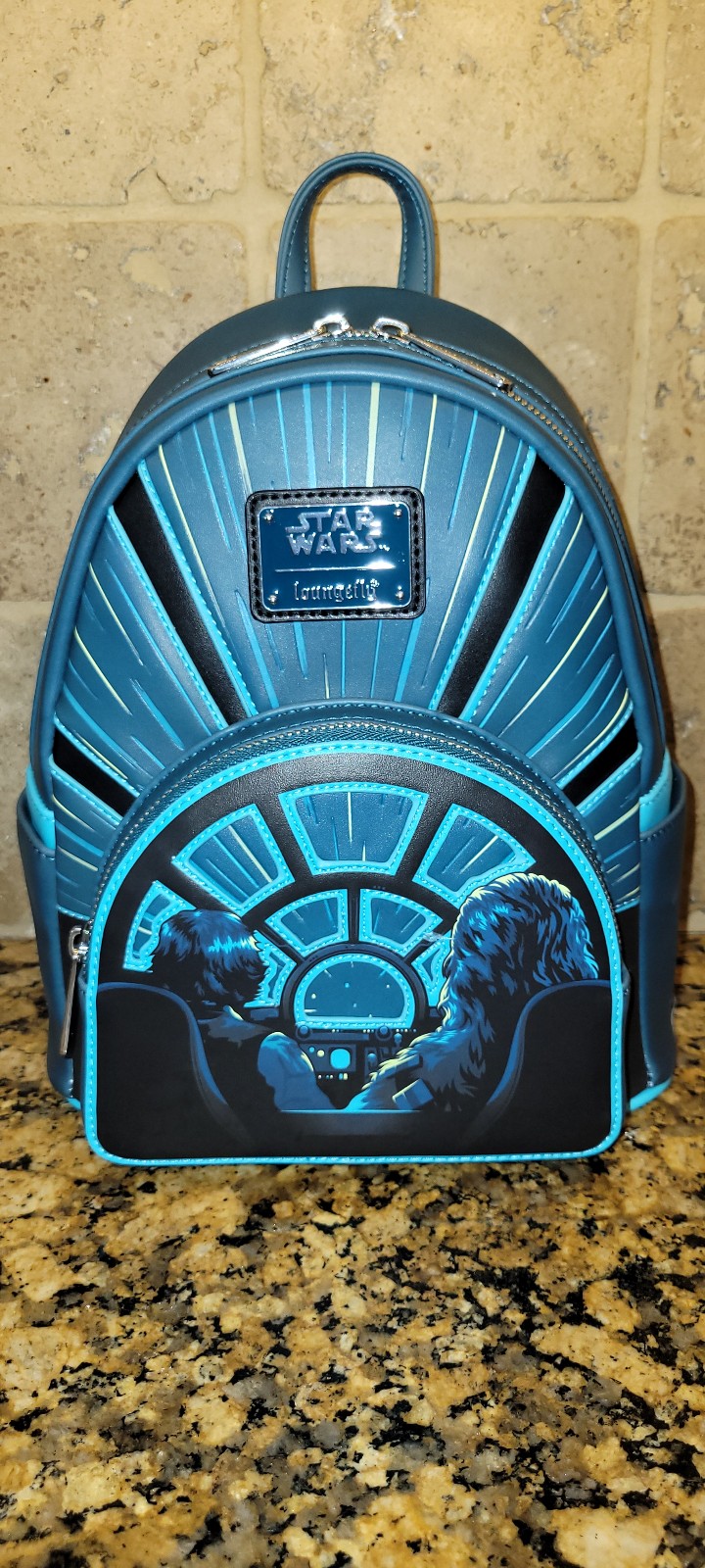 Loungefly Disney Star Wars Amazon Exclusive Light Speed Mini Backpack NWT