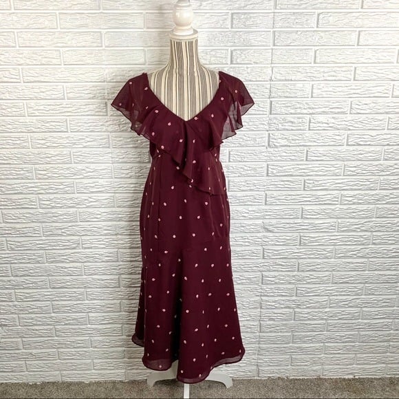 A Pea in the Pod Purple Floral Dress