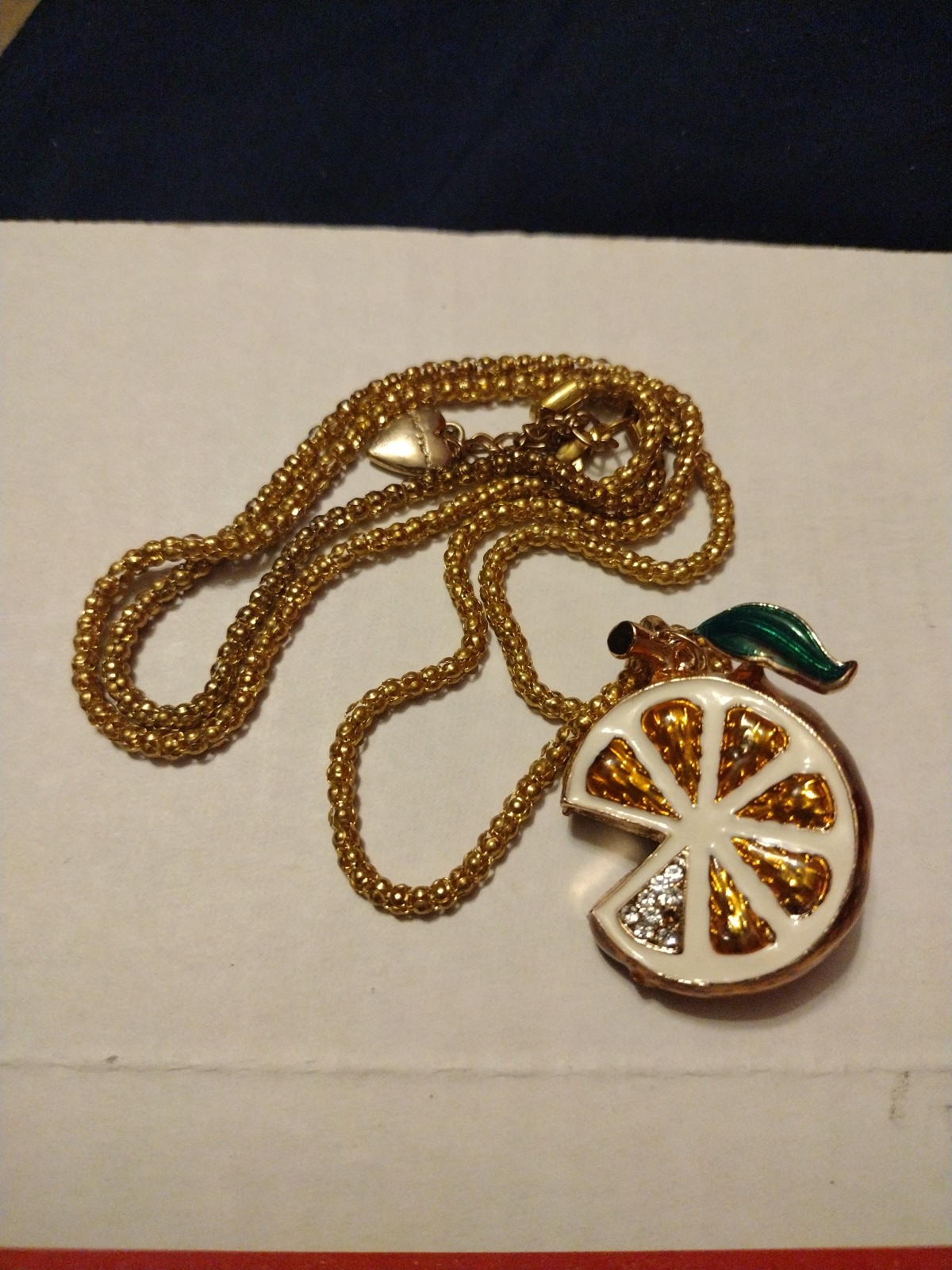 Orange necklace
