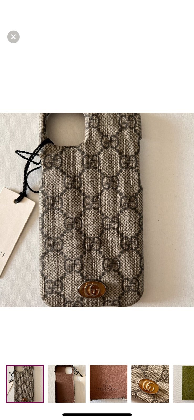 Gucci iPhone 14 Plus case