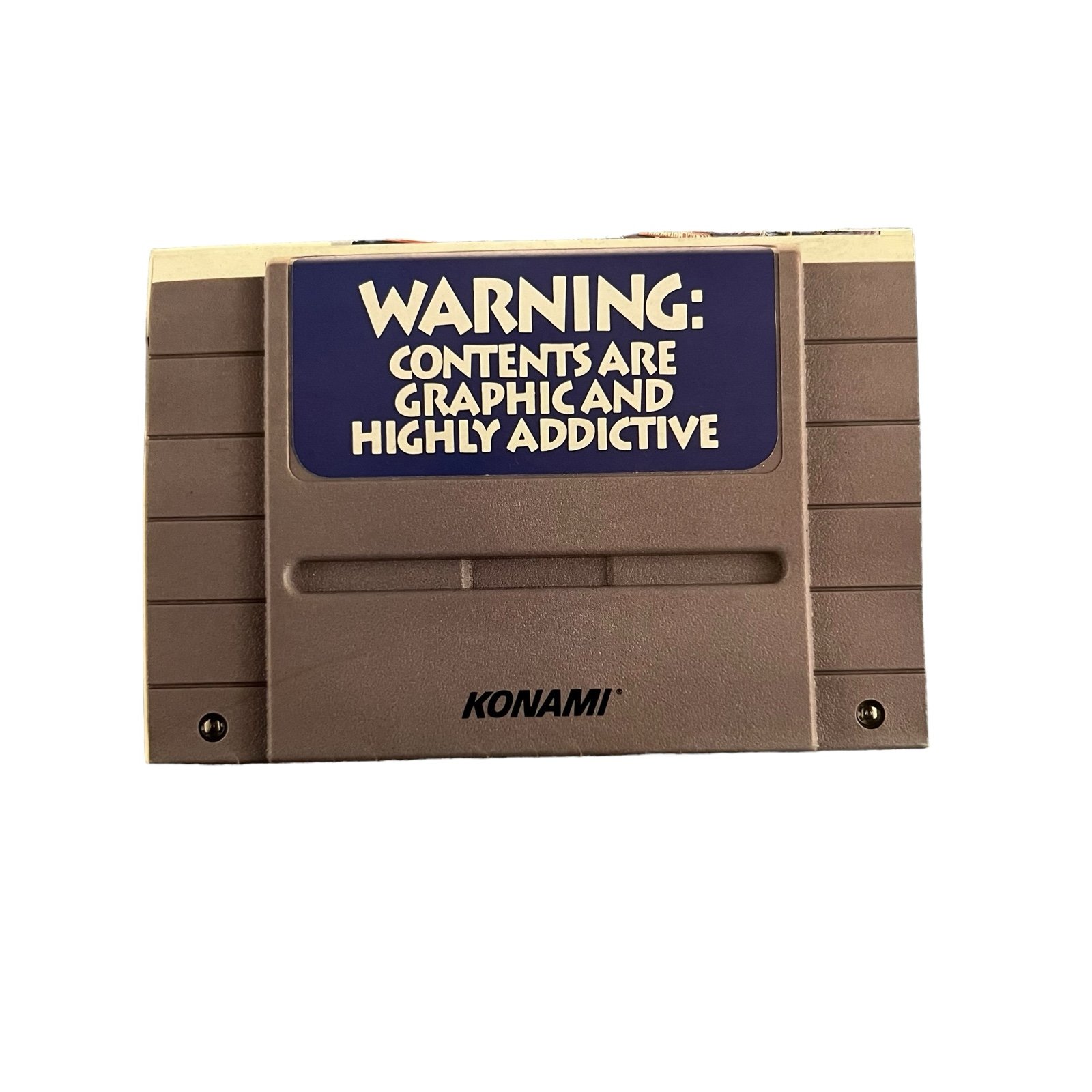 Konami KON-SNS-US-3 Contra Axelay Turtles Foldable Poster Nintendo SNES Only