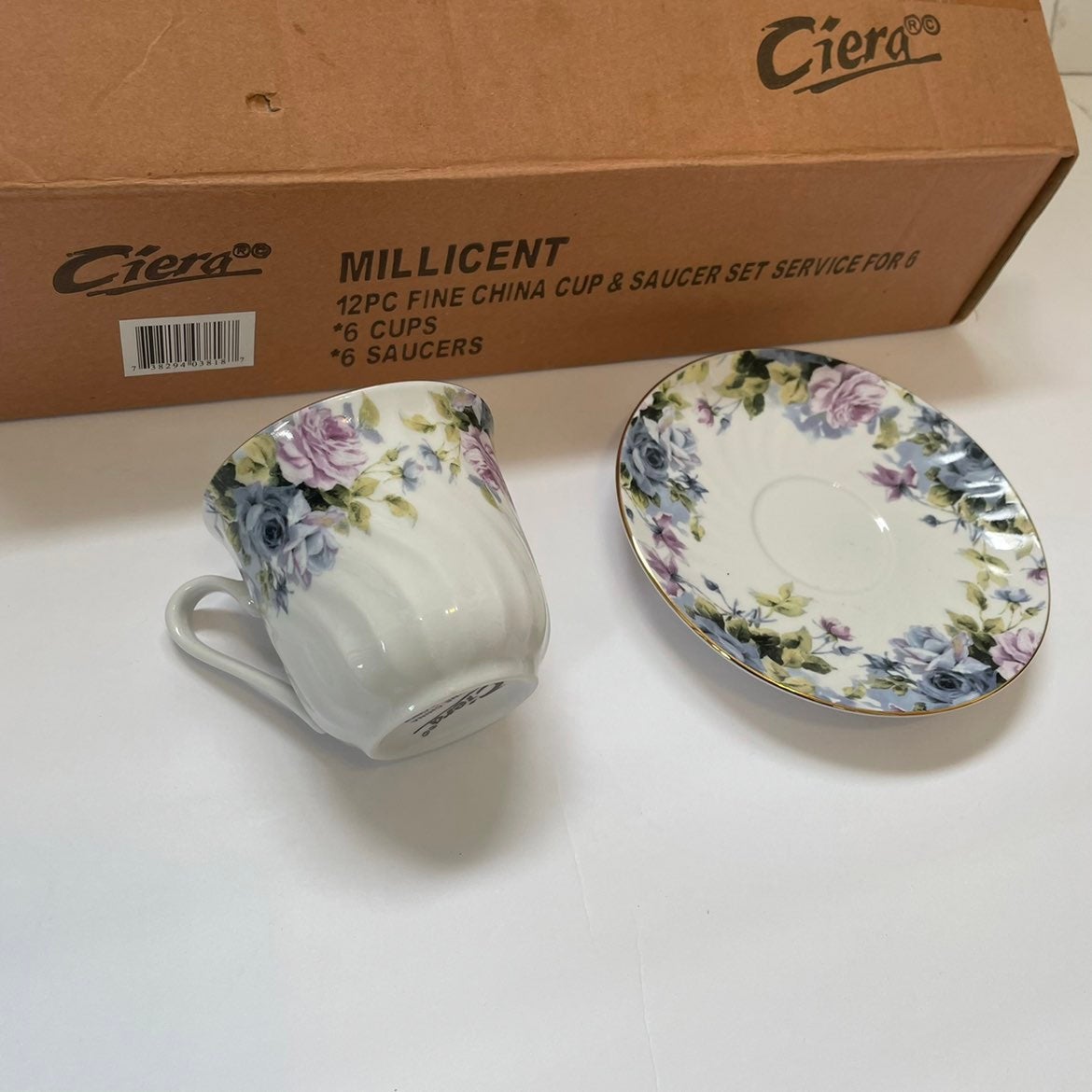 Fine China Tea Set (12pc)