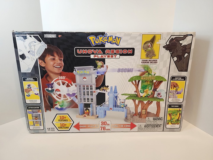 2011 Pokemon Unova Region Playset With Figure BRAND NEW Open Box Jakks Pacifica