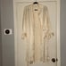 I.W. Harper Creamy White and Gold Silk Drinking Robe. Kentucky Bourbon Whisky