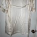 I.W. Harper Creamy White and Gold Silk Drinking Robe. Kentucky Bourbon Whisky