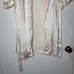 I.W. Harper Creamy White and Gold Silk Drinking Robe. Kentucky Bourbon Whisky