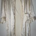 I.W. Harper Creamy White and Gold Silk Drinking Robe. Kentucky Bourbon Whisky