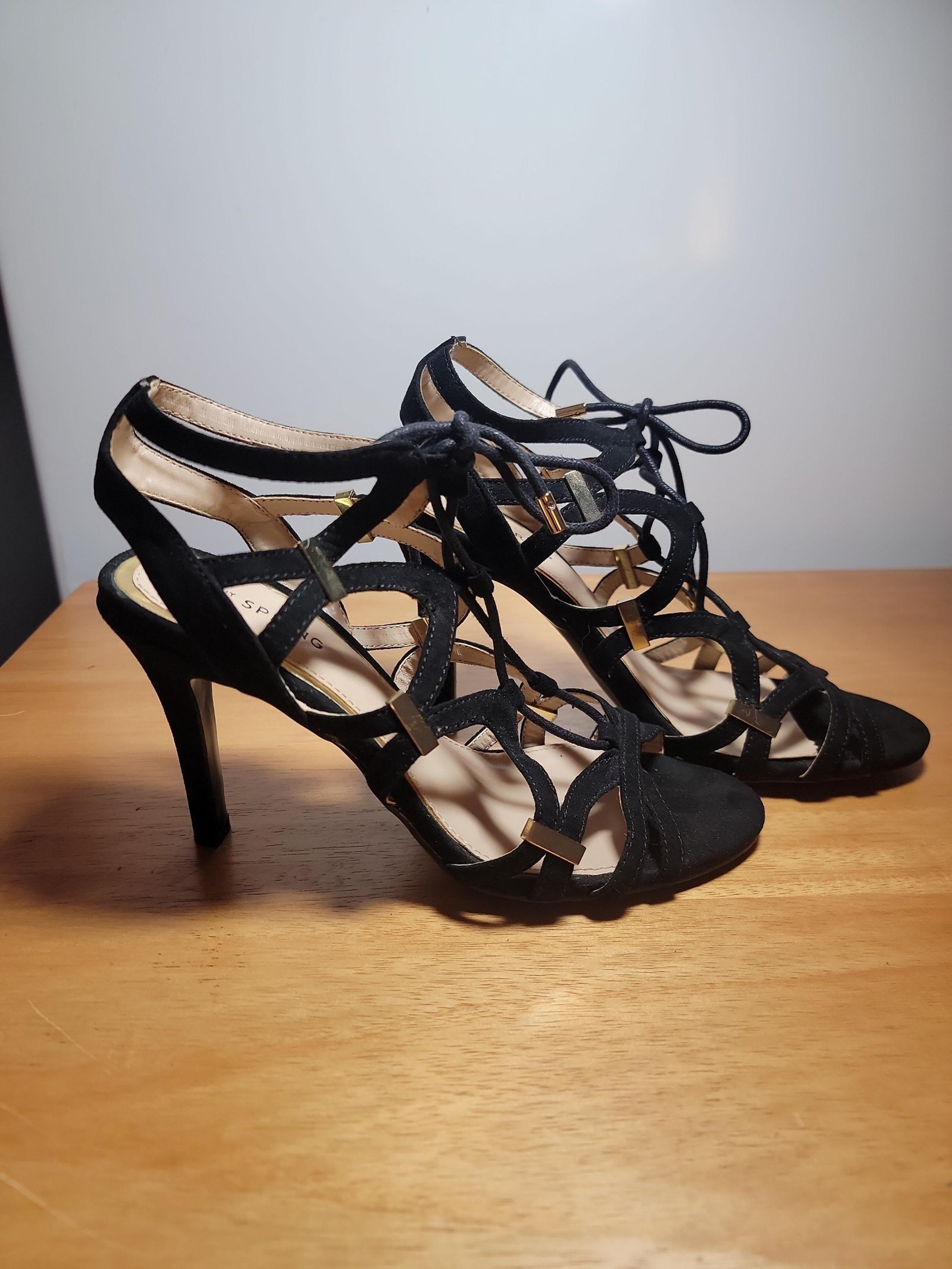 Call it Spring women's lace up heels size 6