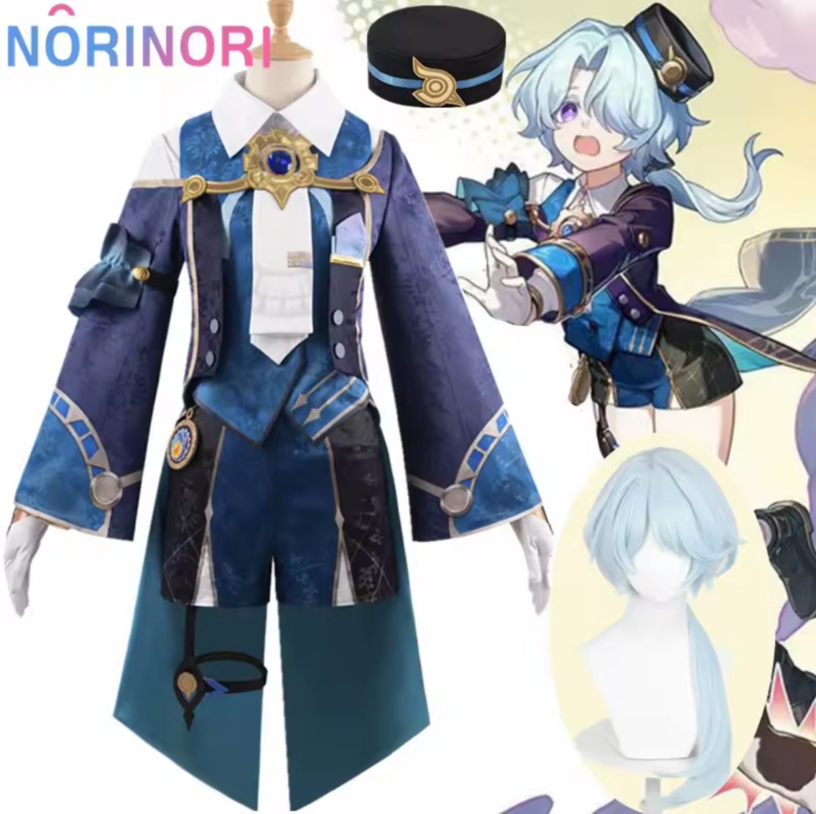 Honkai Star Rail Misha Cosplay Costume With Wig And Boots