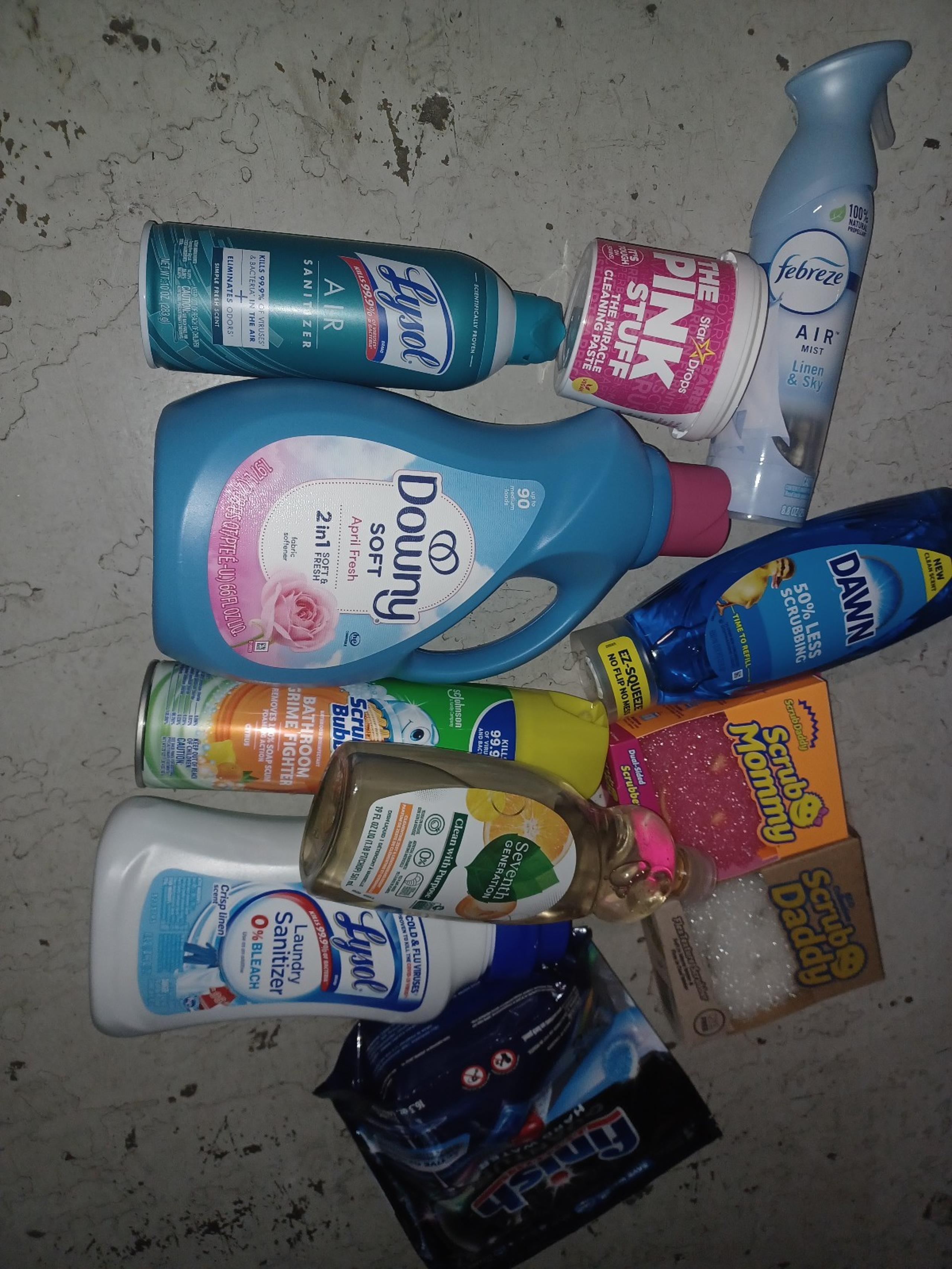 Gain tide Scott bundle house hold dawn lysol