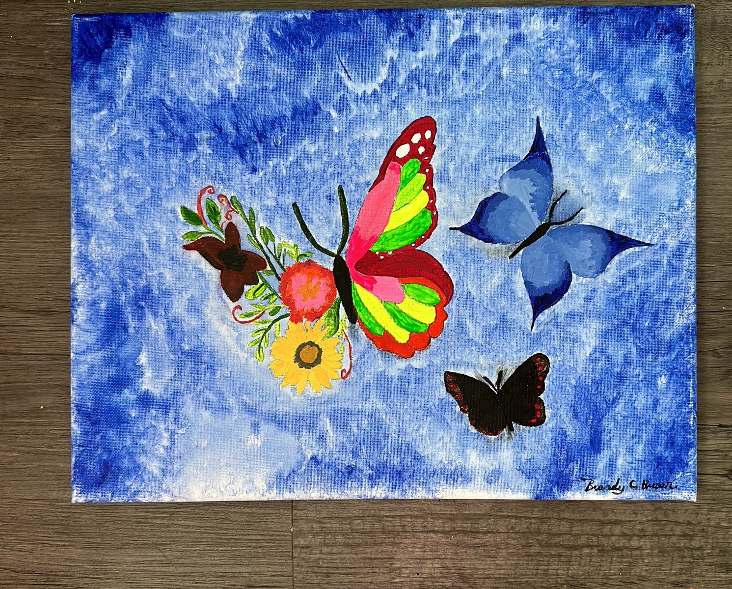 Painting butterfly