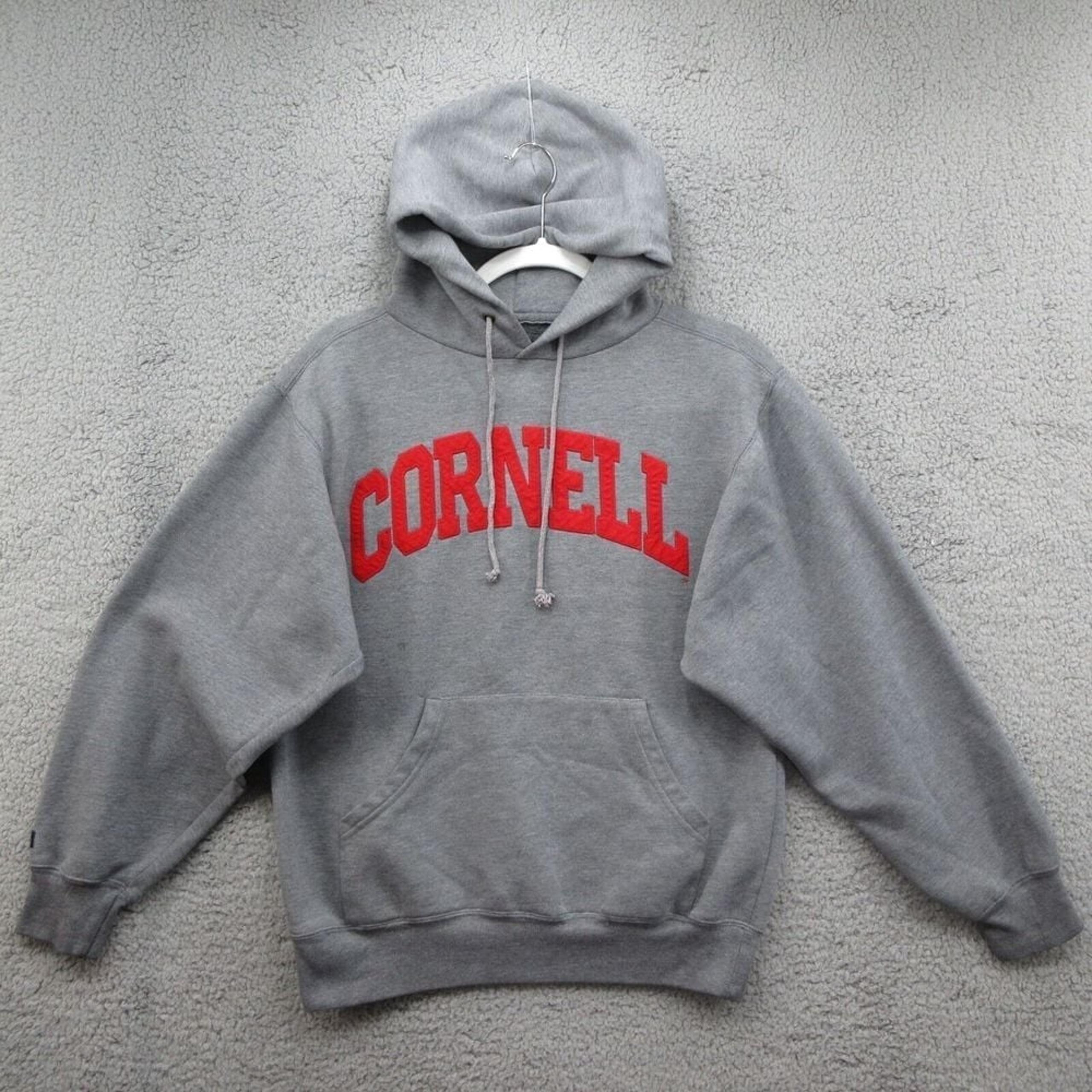 JanSport Cornell Pullover Hoodie Sweatshirt Mens S Gray Y2K Pocket