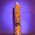 Beautiful Uv Fluorescent Afghanite Blue Agate Tower Crystal Carving Reiki 1+LB