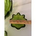 Blenko Glass 4 piece Olive Green Glass Salad Bowl Set Glass Petal bowls